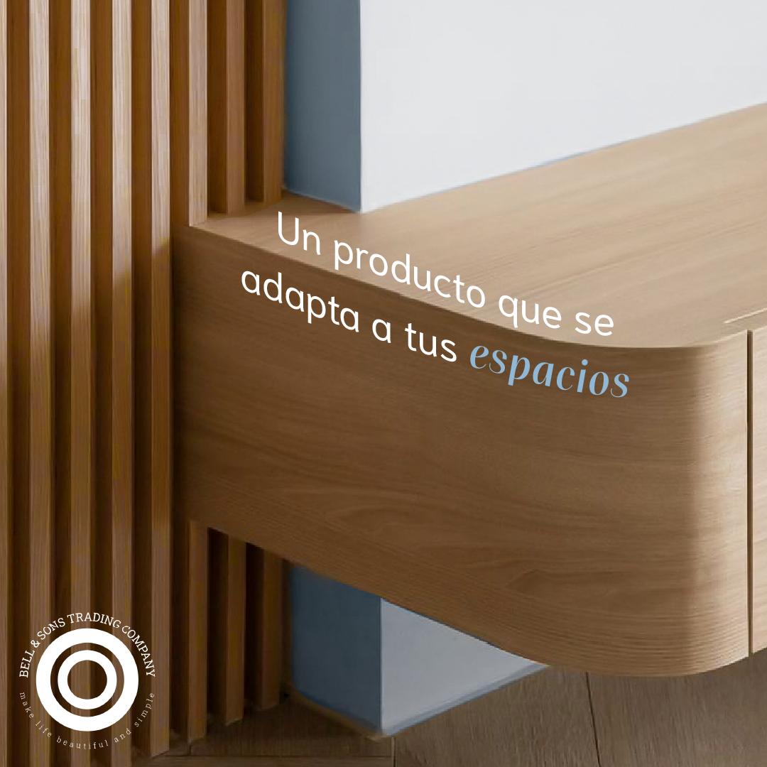 Detalle de mueble con WPC